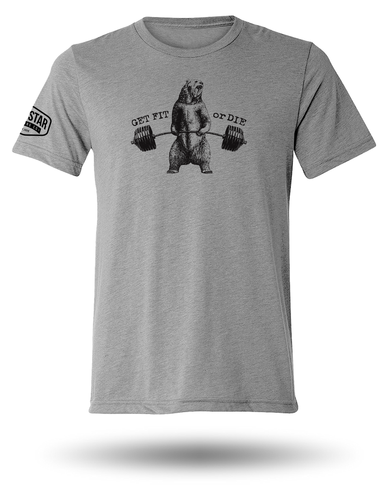 Load image into Gallery viewer, GET FIT OR DIE BEAR TEE (SM - 2XL)