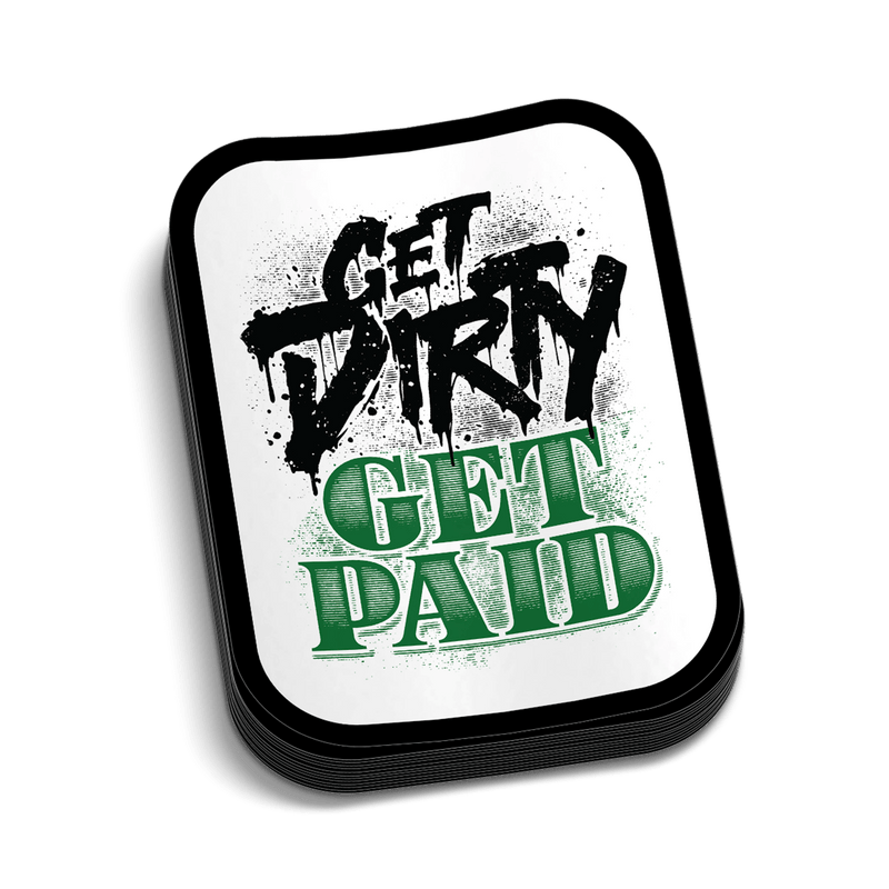 Load image into Gallery viewer, Get Dirty Hard Hat Decal