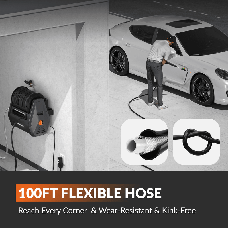 Load image into Gallery viewer, Grandfalls Retractable Pressure Washer Essential
