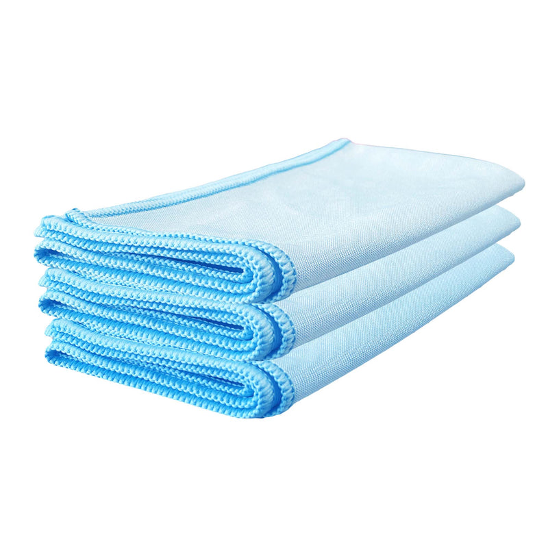 Load image into Gallery viewer, WASH&WHIPS Wipe Once Microfiber Glass Cleaning Cloth Pro - 3 Pack