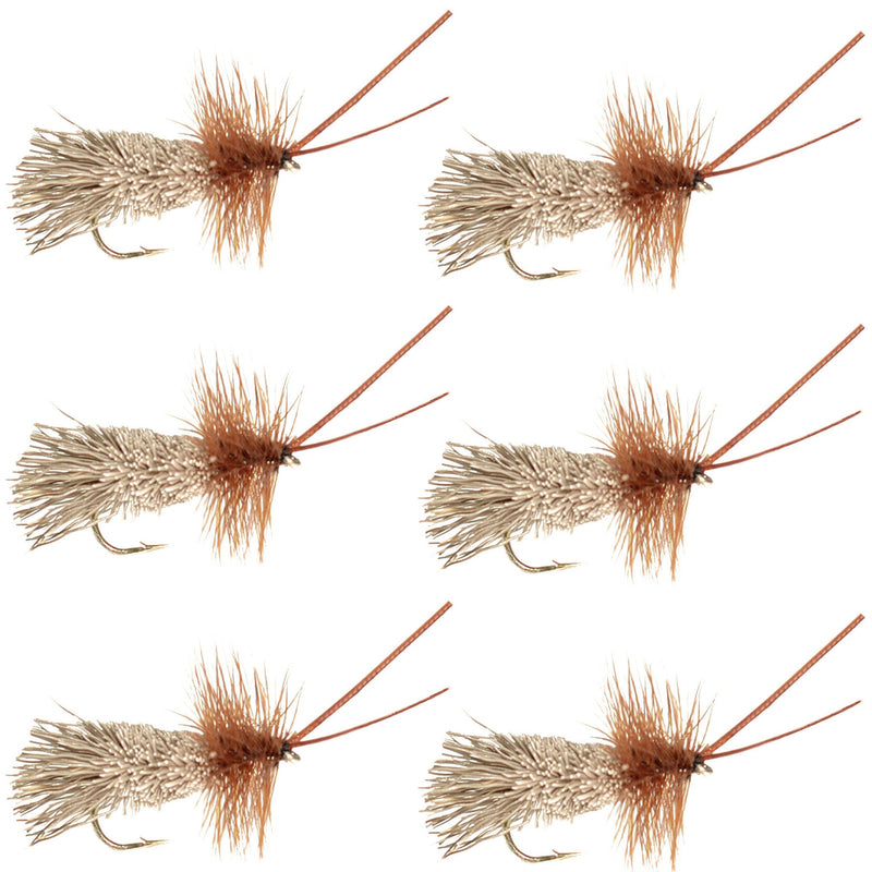 Load image into Gallery viewer, Goddard Caddis Dry Fly - 6 Flies Hook Size 16