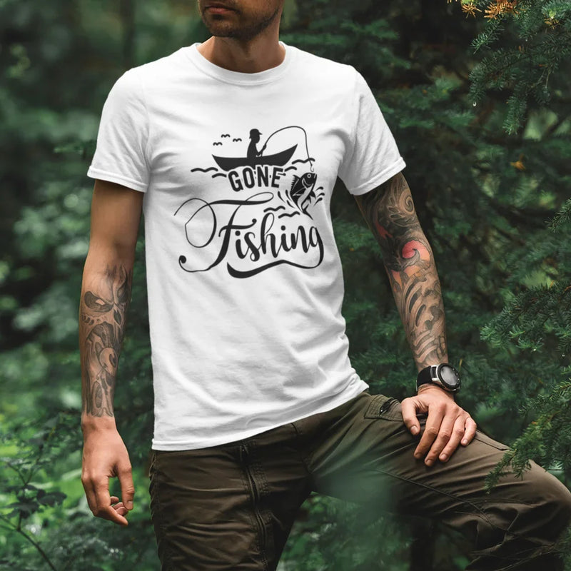 Load image into Gallery viewer, Gone Fishing Unisex T-Shirt