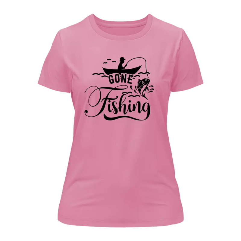 Load image into Gallery viewer, Gone Fishing T-Shirt for Women