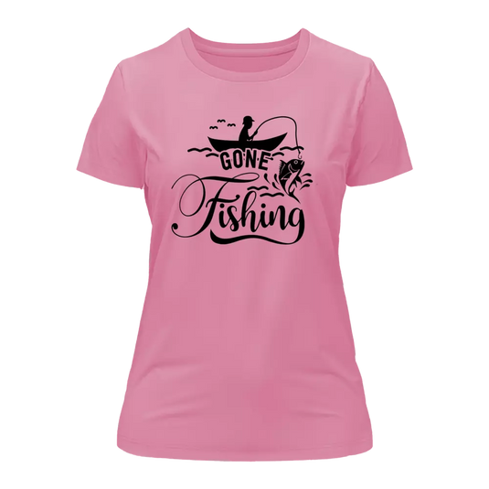 Gone Fishing T-Shirt for Women