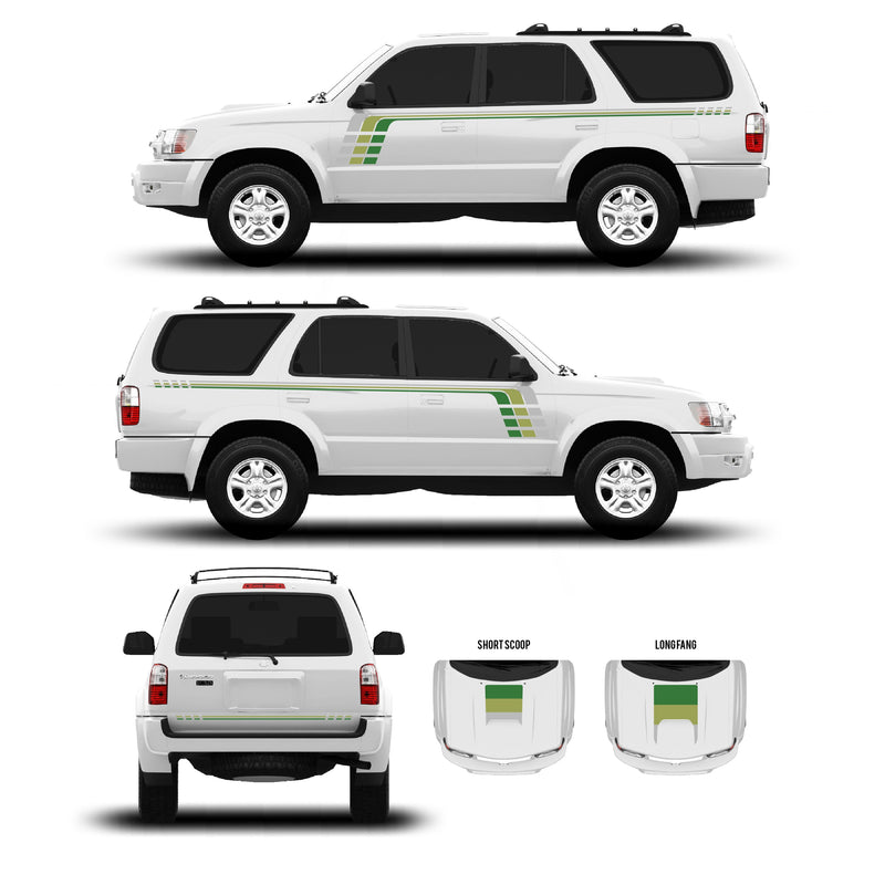 Load image into Gallery viewer, 1996-2002 & 2003-2009 4Runner Checkered Stripe Kit
