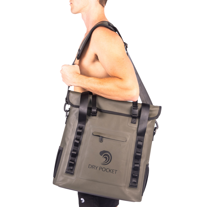 Load image into Gallery viewer, Waterproof Floating Tote Cooler - Hunter Green