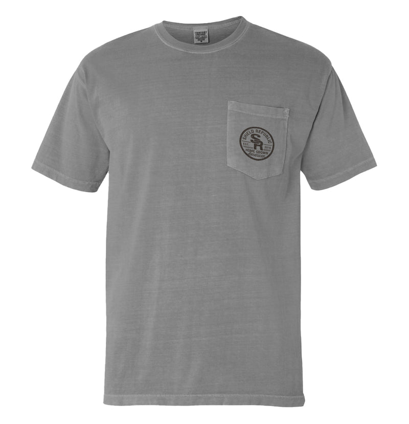 Load image into Gallery viewer, Backyards and Busted Knuckles Pocket Tee