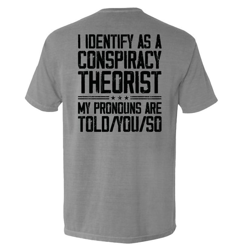 Load image into Gallery viewer, I Identify As A Conspiracy Theorist