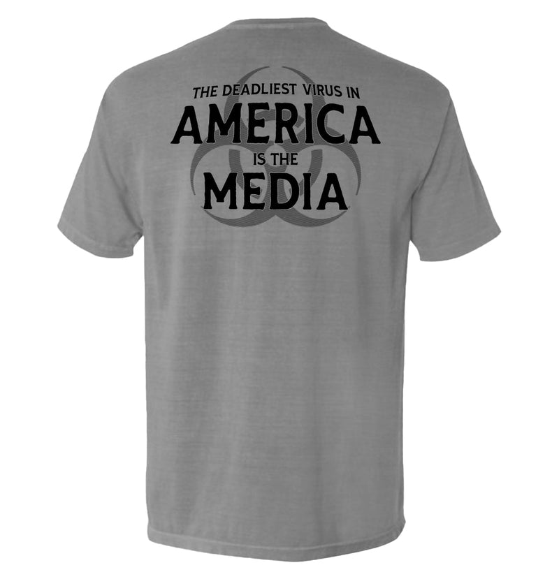 Load image into Gallery viewer, The Deadliest Virus in America is the Media (Black)
