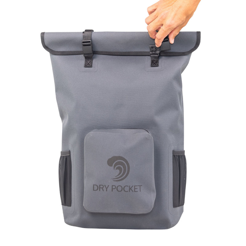 Load image into Gallery viewer, Waterproof Floating Backpack Dry Bag - Grey