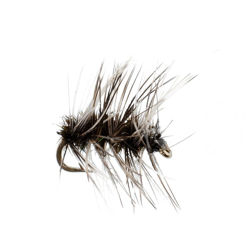 Load image into Gallery viewer, Barbless Griffiths Gnat Midge Trout Dry Fly Fishing Flies - 6 Flies Size 20