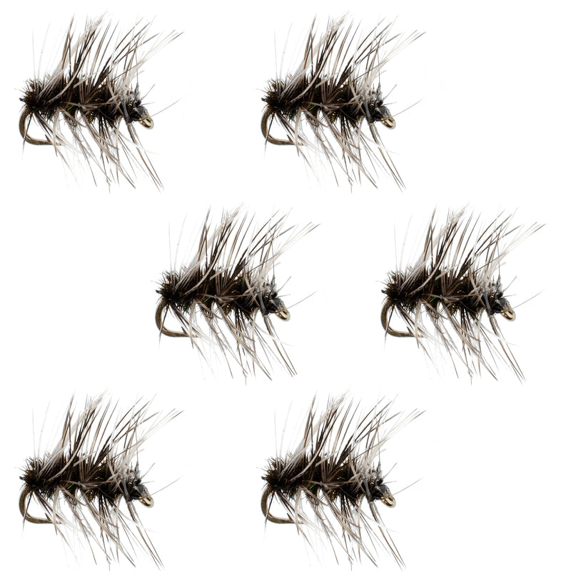 Load image into Gallery viewer, Griffiths Gnat Midge Trout Dry Fly Fishing Flies - 6 Flies Size 20