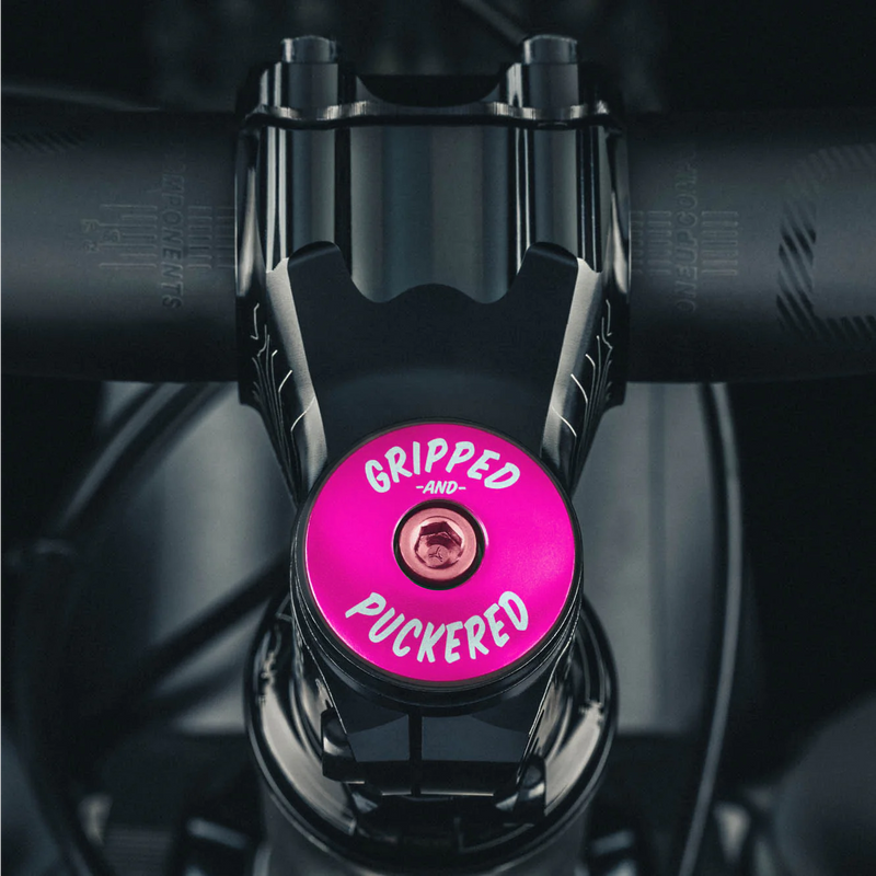 Load image into Gallery viewer, Gripped & Puckered Bicycle Headset Cap
