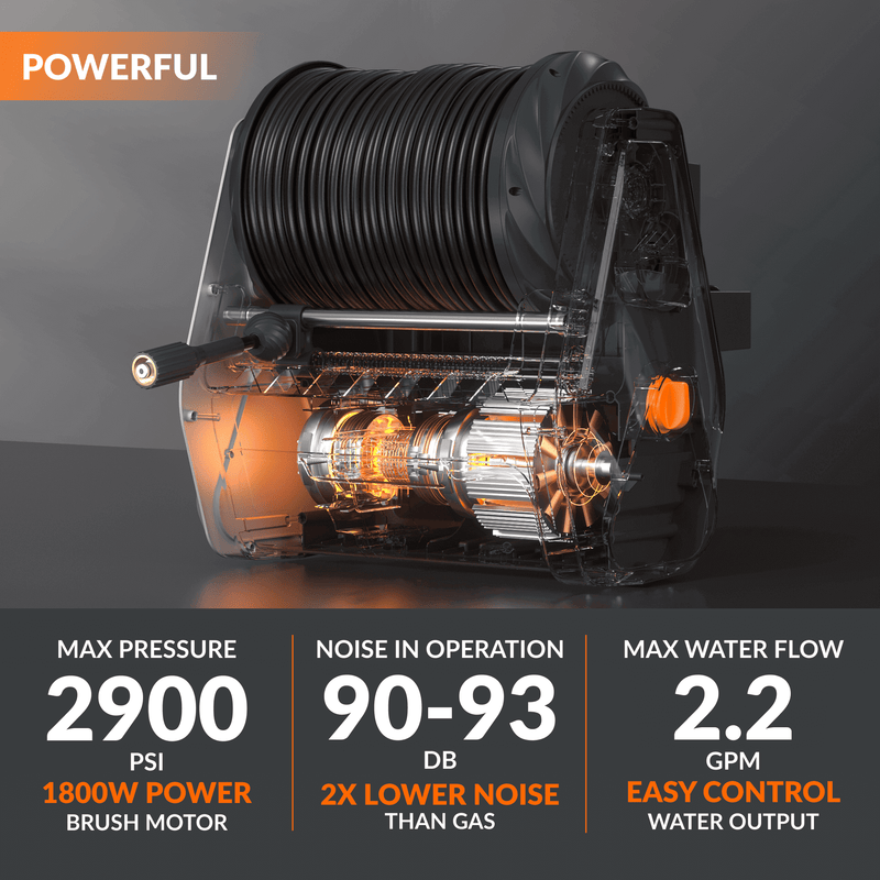 Load image into Gallery viewer, Grandfalls Retractable Pressure Washer Essential
