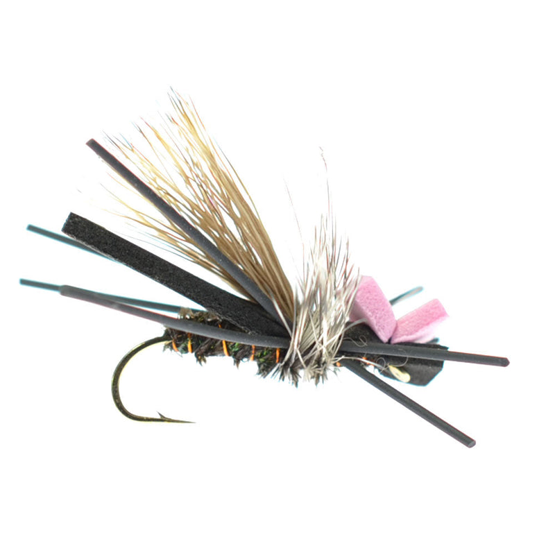 Load image into Gallery viewer, Gypsy King Hopper Foam Body Grasshopper Fly - 1 Dozen Flies Hook Size 10