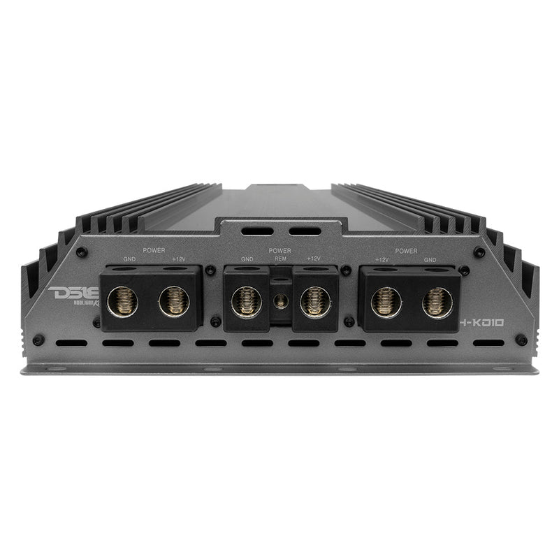 Load image into Gallery viewer, HOOLIGAN KO Silver 1-Channel Amplifier with Voltmeter 10000 Watts Rms @ 1-Ohm Made In Korea