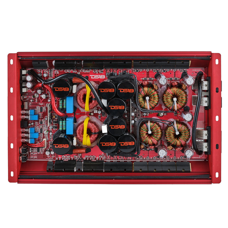 Load image into Gallery viewer, HOOLIGAN KO 1-Channel Amplifier with Voltmeter 5000 Watts Rms @ 1-Ohm Made In Korea