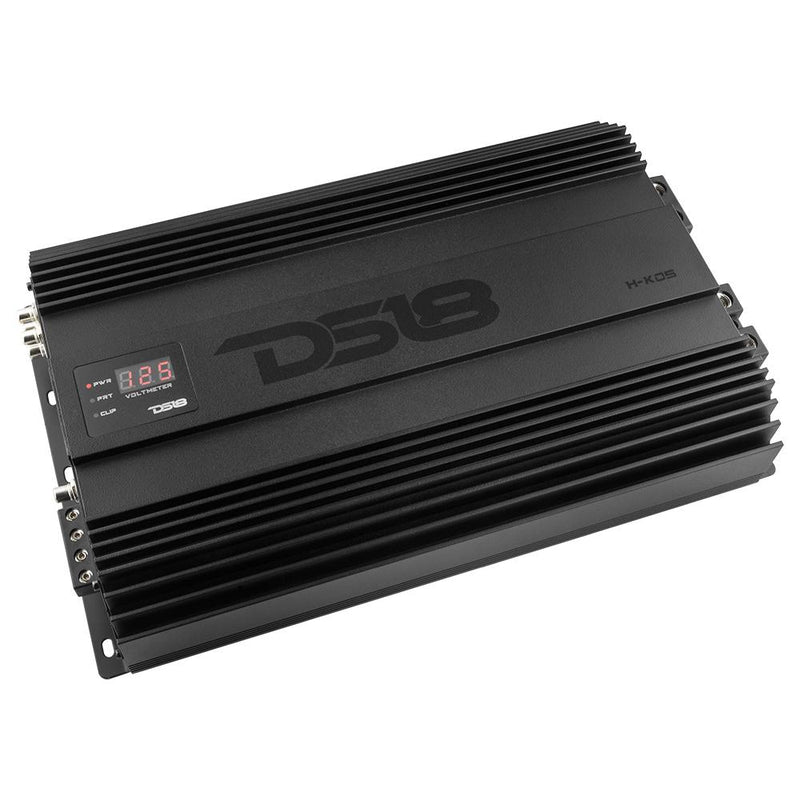 Load image into Gallery viewer, HOOLIGAN KO 1-Channel Amplifier with Voltmeter 5000 Watts Rms @ 1-Ohm Made In Korea