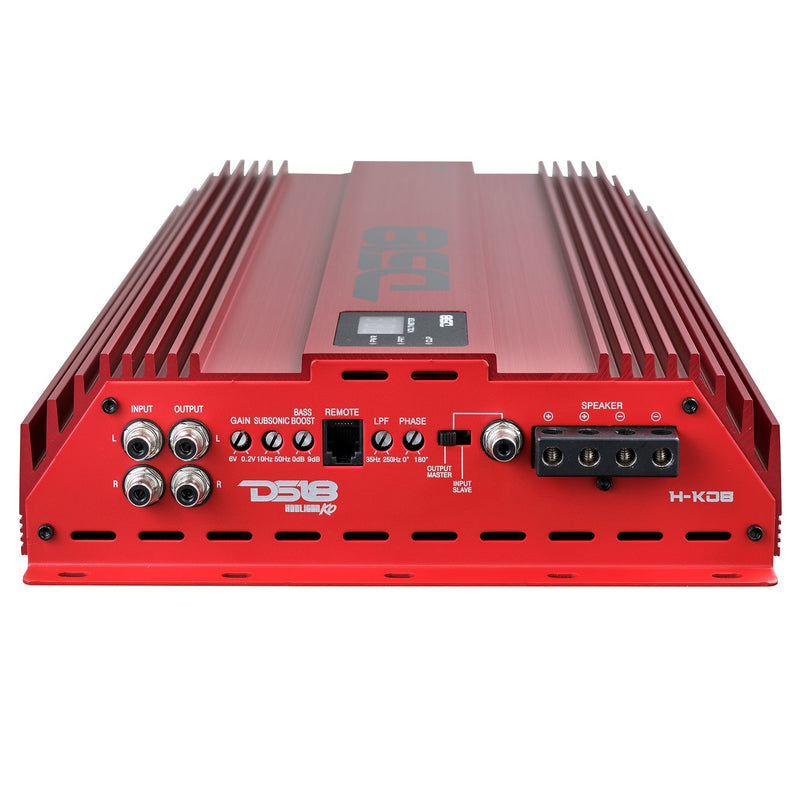 Load image into Gallery viewer, HOOLIGAN KO 1-Channel Amplifier with Voltmeter 8000 Watts Rms @ 1-Ohm Made In Korea