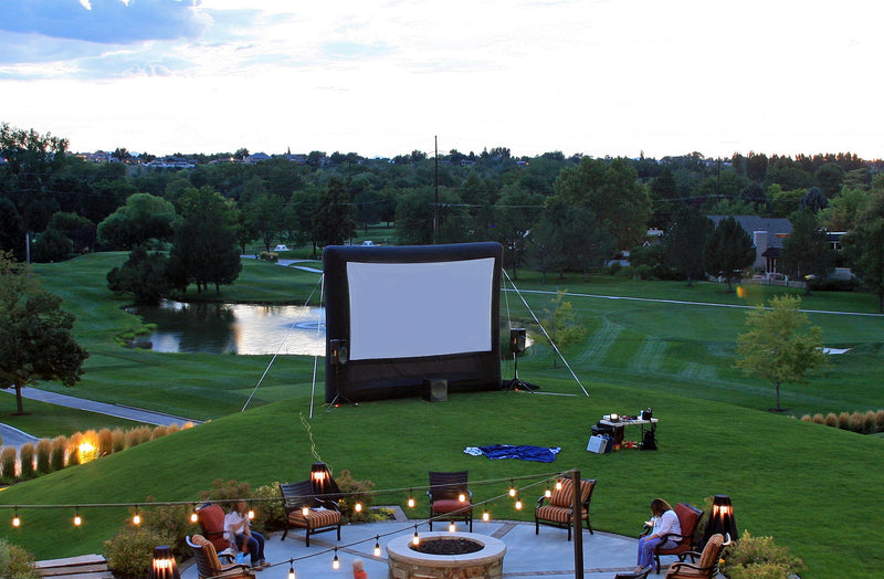 Load image into Gallery viewer, Elite Outdoor Movies 20' Nano Outdoor Cinema System