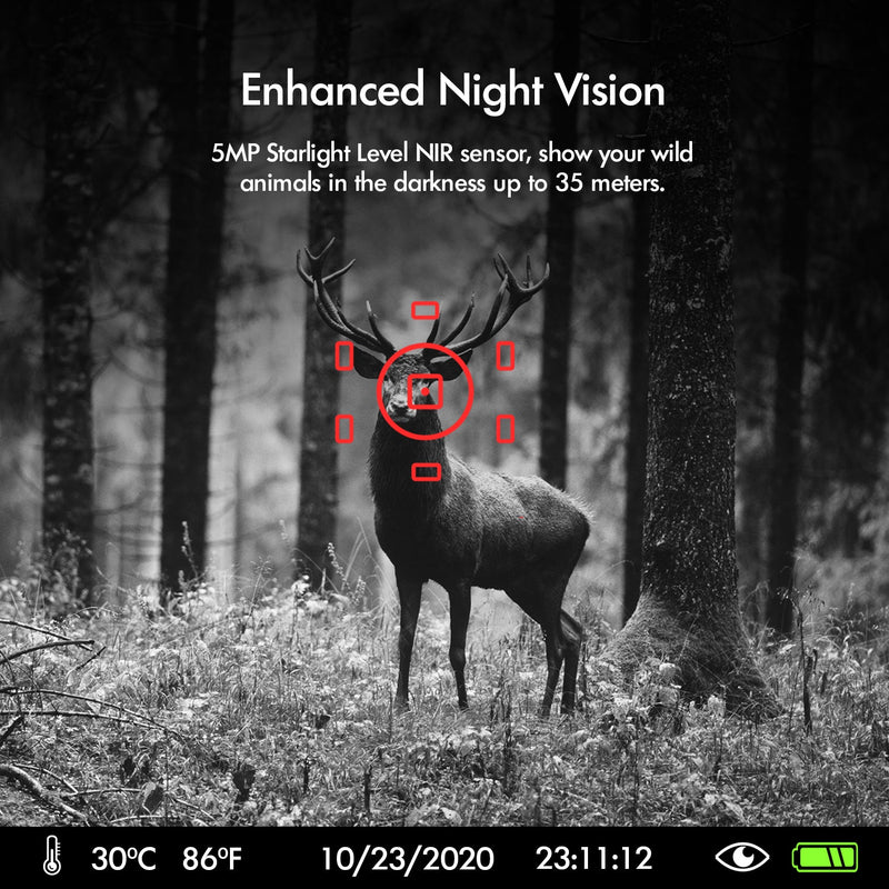Load image into Gallery viewer, Rexing H3 Electronic Animal Caller Trail Cam 2.7K Video + 20MP Photo