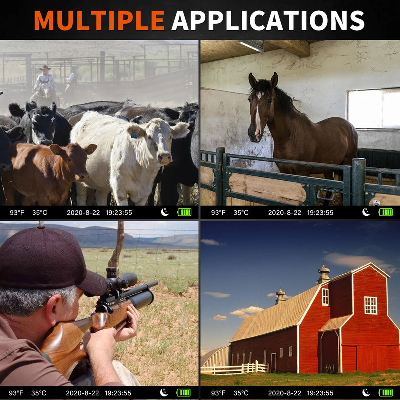 Load image into Gallery viewer, Rexing Woodlens H6 Dual Camera Trail Cam 4K+FHD Ultra HD Video