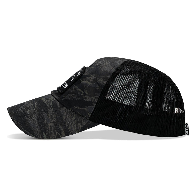 Load image into Gallery viewer, Half Holy. Half Hood Patch. Tactical Ripstop Mesh Snapback Hat