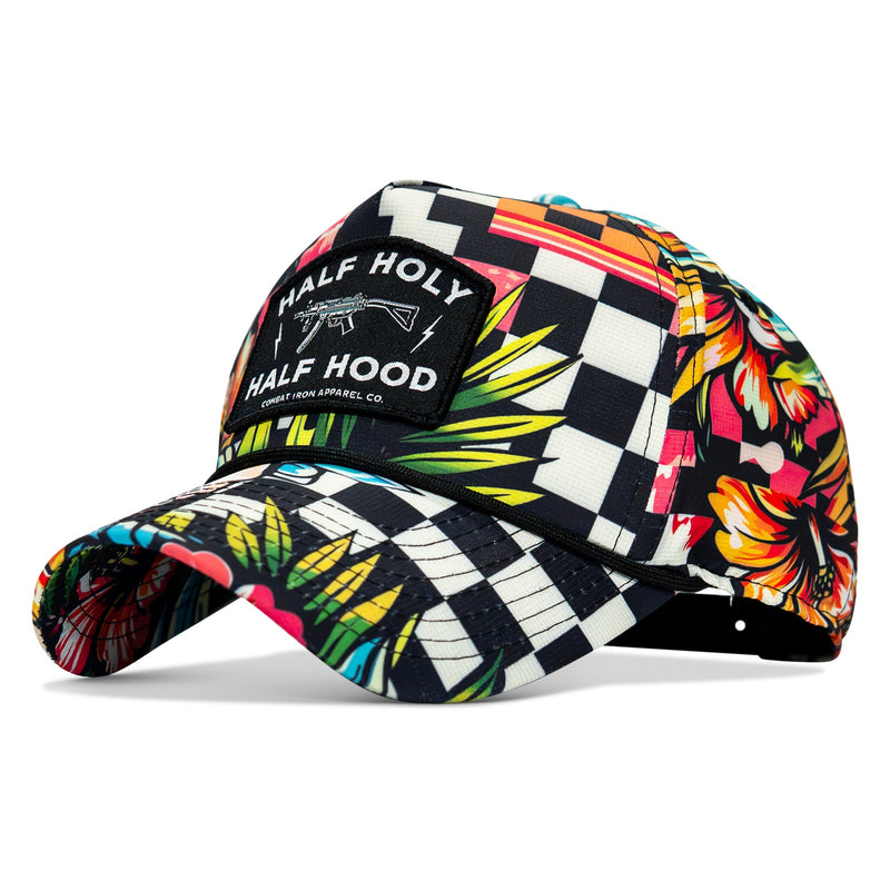 Load image into Gallery viewer, Half Holy. Half Hood. Patch Weekender Snapback