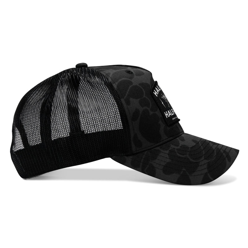 Load image into Gallery viewer, Half Holy. Half Hood. Patch Snapback Hat
