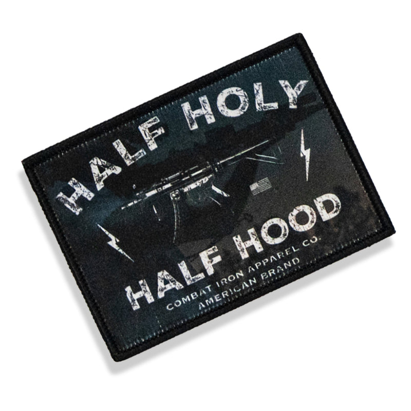 Load image into Gallery viewer, Half Holy Half Hood Velcro Patch