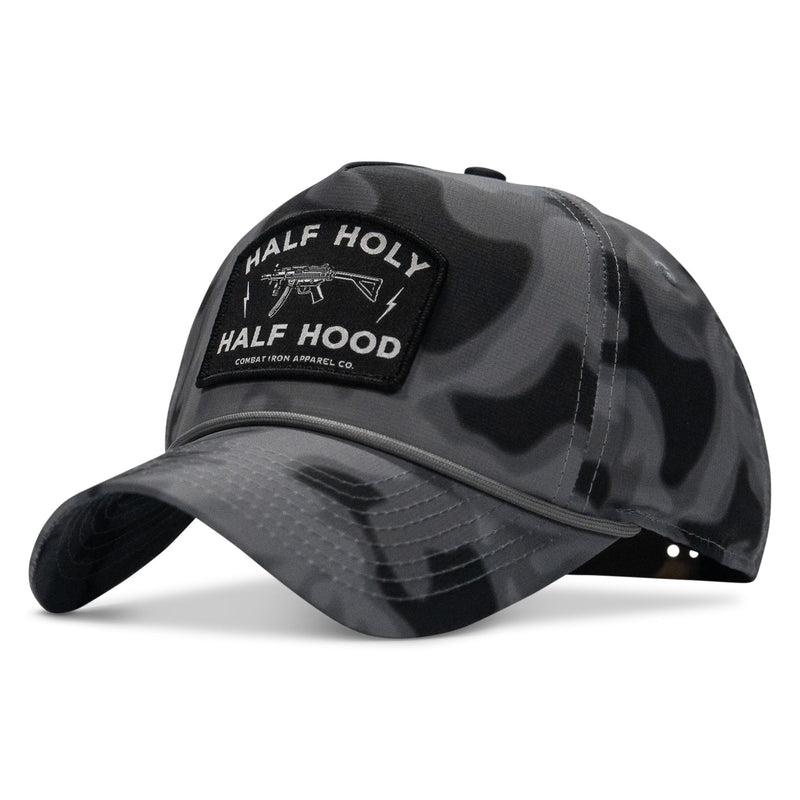 Load image into Gallery viewer, Half Holy. Half Hood. Patch Weekender Snapback