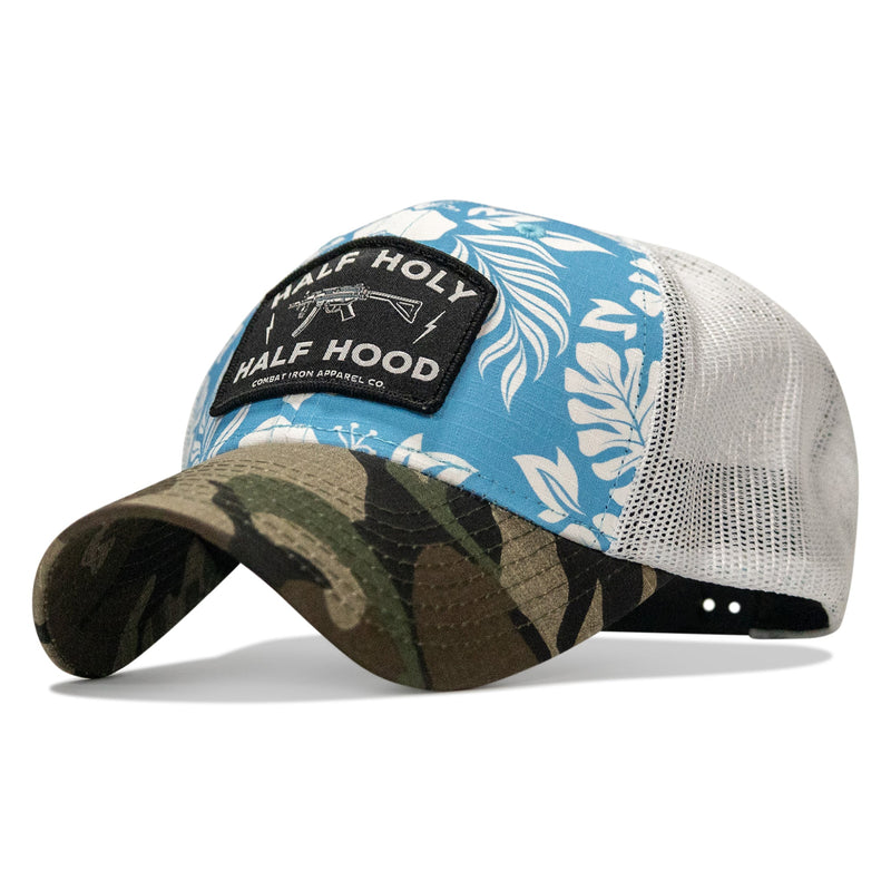 Load image into Gallery viewer, Half Holy. Half Hood Patch Original Ripstop Snapback Hat
