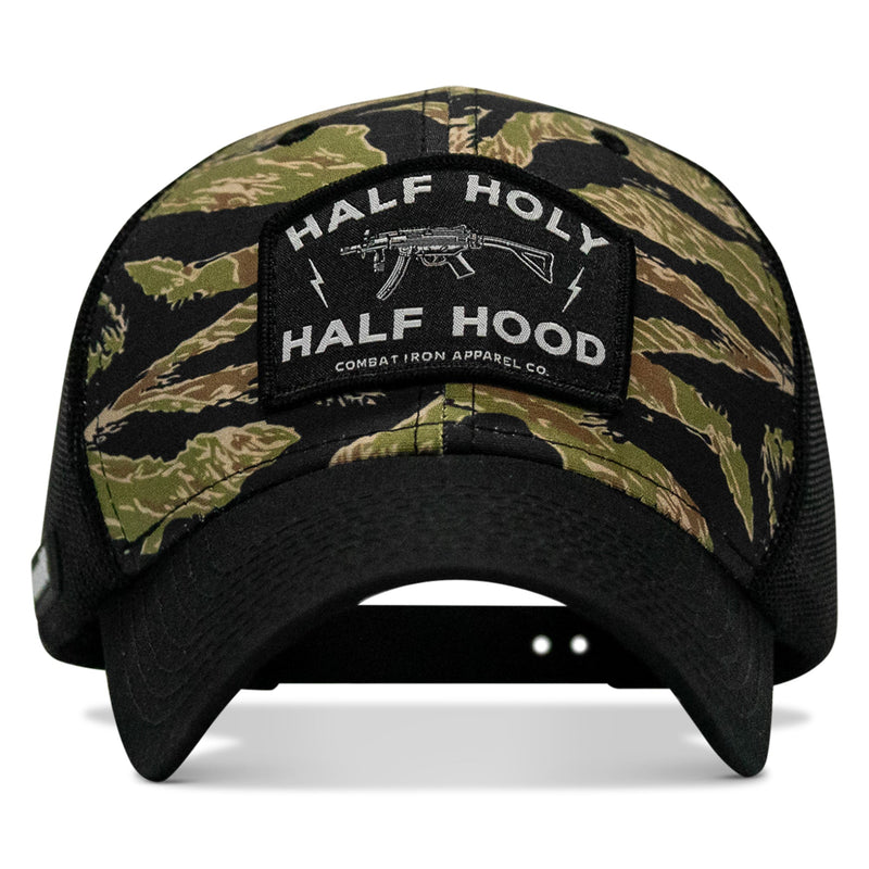 Load image into Gallery viewer, Half Holy. Half Hood Patch Original Ripstop Snapback Hat