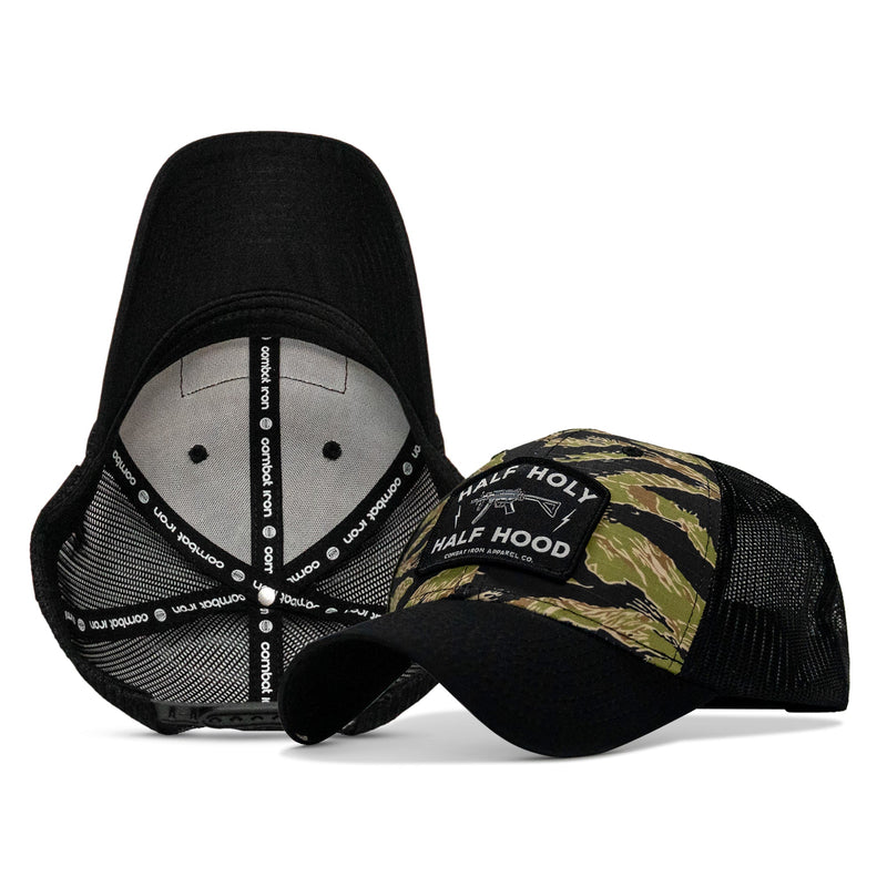 Load image into Gallery viewer, Half Holy. Half Hood Patch Original Ripstop Snapback Hat