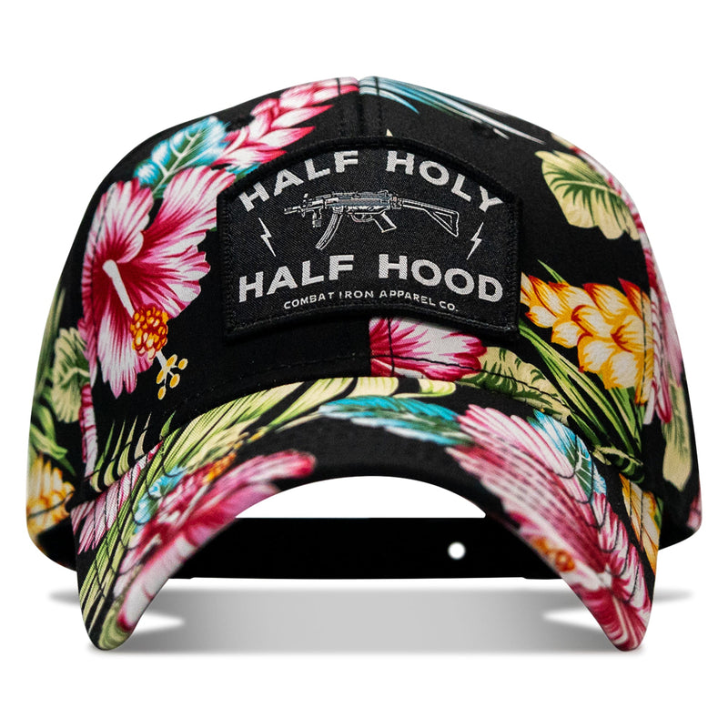 Load image into Gallery viewer, Half Holy. Half Hood. Patch Snapback Hat