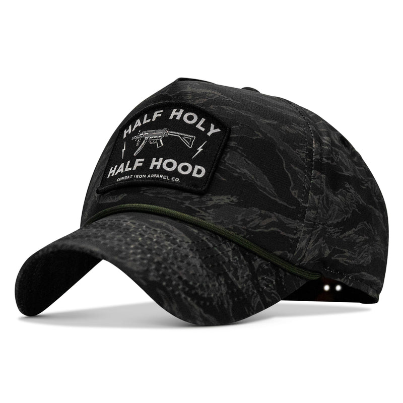Load image into Gallery viewer, Half Holy. Half Hood. Patch Weekender Snapback