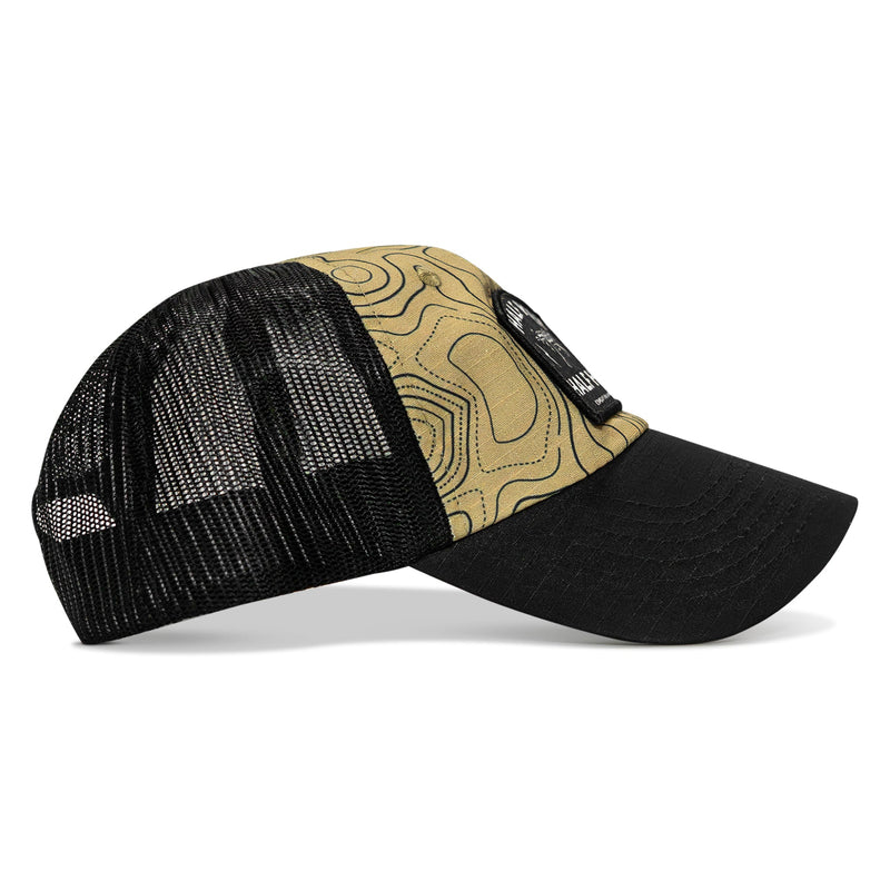 Load image into Gallery viewer, Half Holy. Half Hood Patch. Tactical Ripstop Mesh Snapback Hat