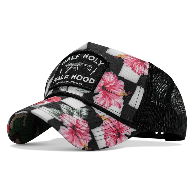 Load image into Gallery viewer, Half Holy. Half Hood. Patch Weekender Snapback