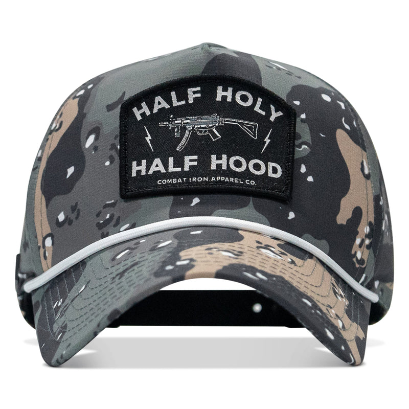 Load image into Gallery viewer, Half Holy. Half Hood. Patch Weekender Snapback
