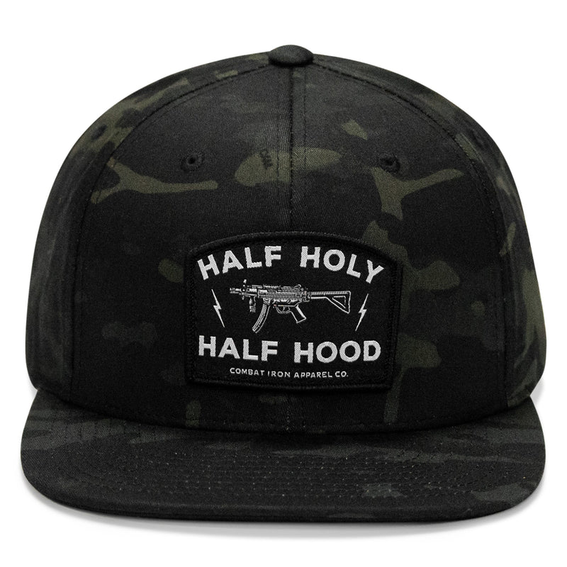 Load image into Gallery viewer, Half Holy. Half Hood. Flatbill Hat