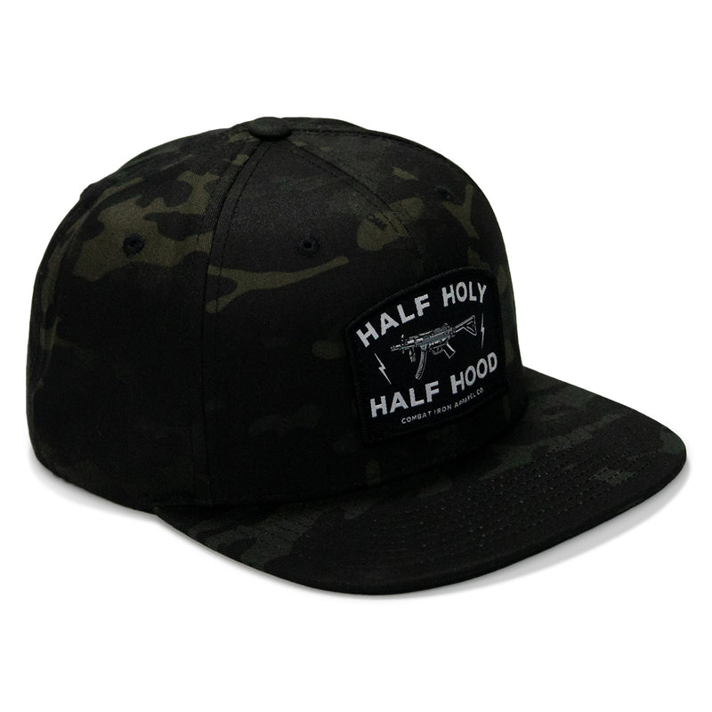 Load image into Gallery viewer, Half Holy. Half Hood. Flatbill Hat