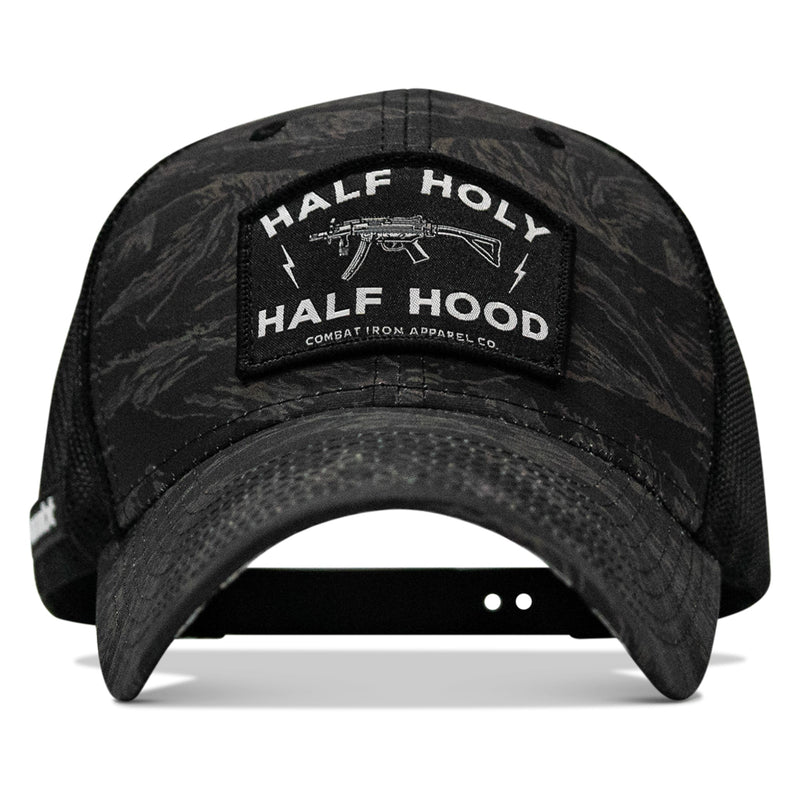 Load image into Gallery viewer, Half Holy. Half Hood Patch Original Ripstop Snapback Hat