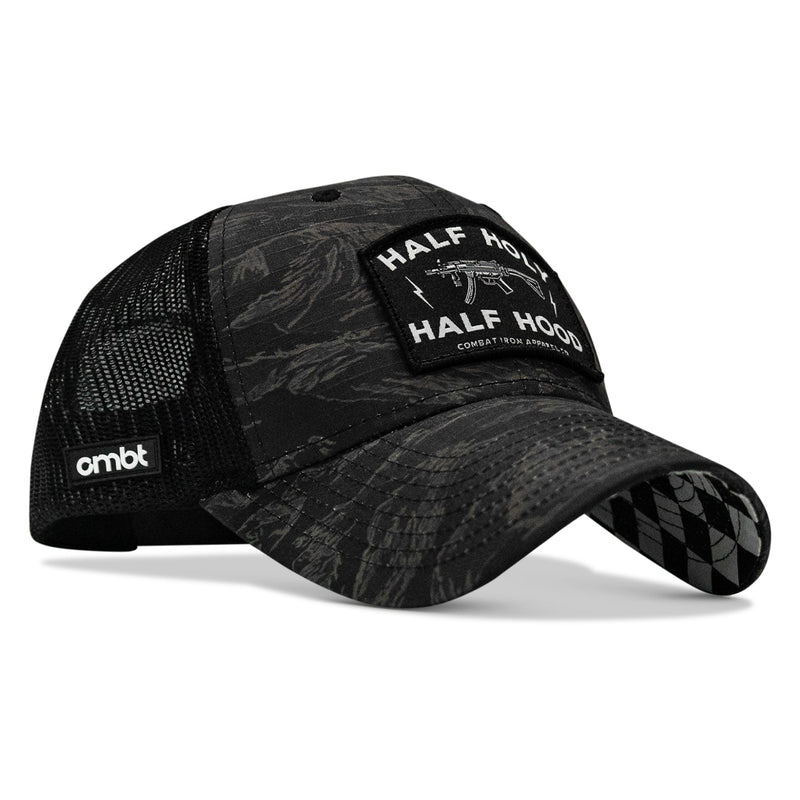 Load image into Gallery viewer, Half Holy. Half Hood Patch Original Ripstop Snapback Hat