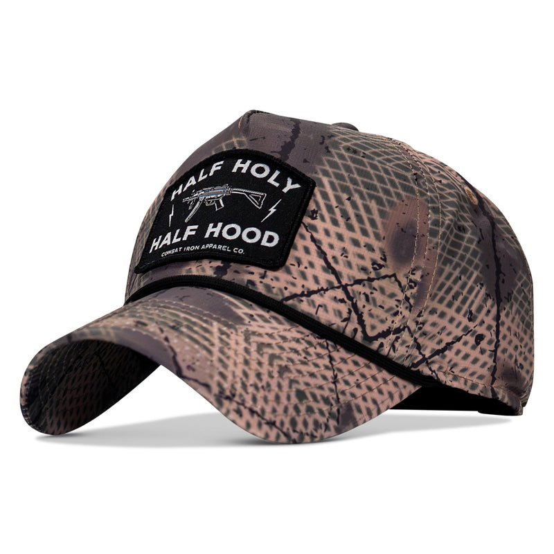Load image into Gallery viewer, Half Holy. Half Hood. Patch Weekender Snapback