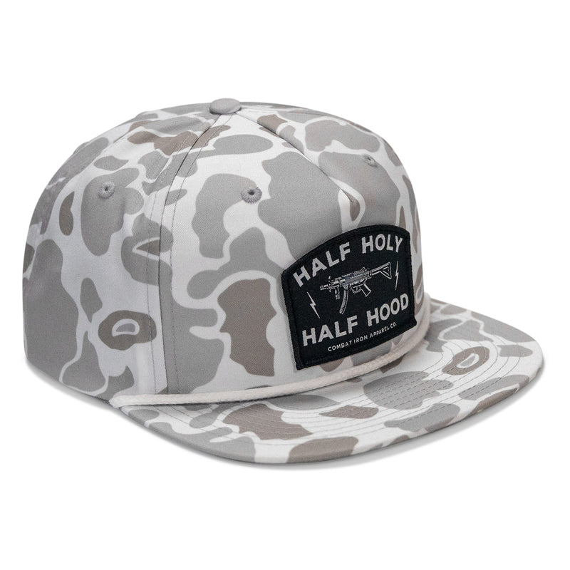 Load image into Gallery viewer, Half Holy. Half Hood. Flatbill Hat