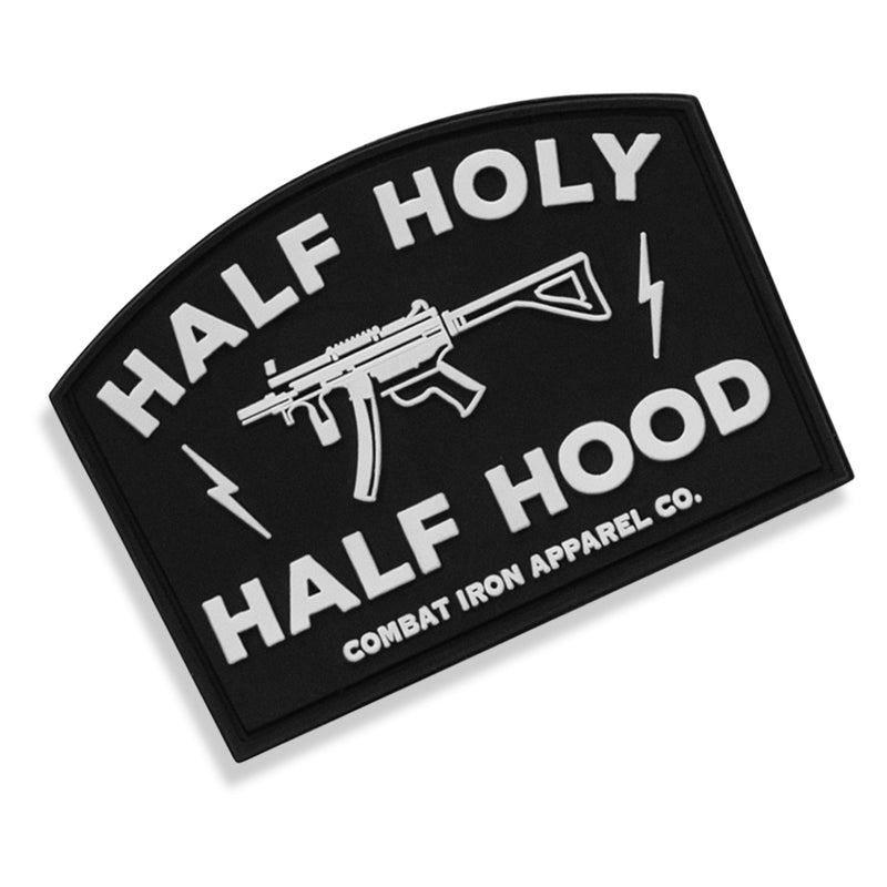 Load image into Gallery viewer, Half Holy Half Hood PVC Patch