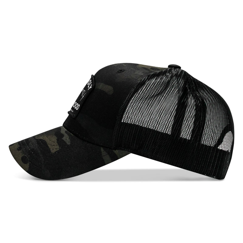 Load image into Gallery viewer, Half Holy. Half Hood. Patch Snapback Hat