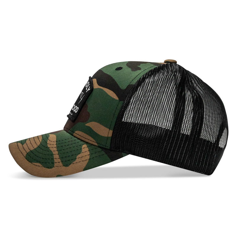 Load image into Gallery viewer, Half Holy. Half Hood. Patch Snapback Hat