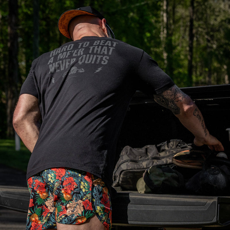 Load image into Gallery viewer, Hard To Beat A Mf'er That Never Quits Men's T-Shirt