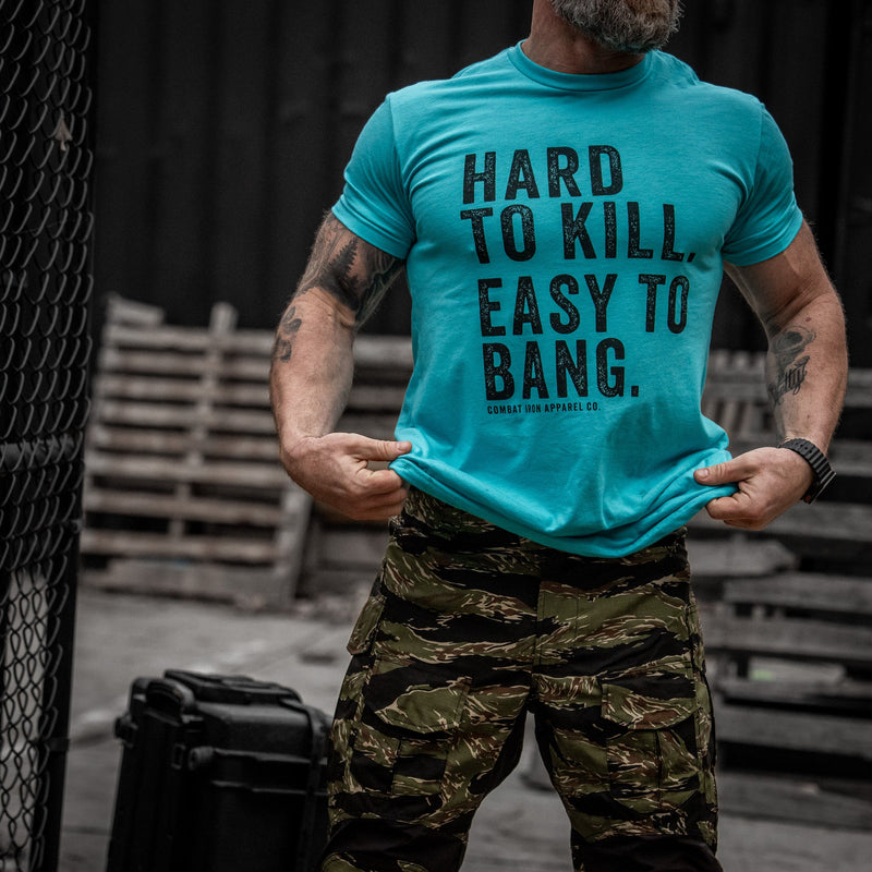 Load image into Gallery viewer, Hard to Kill. Easy to Bang. Men's T-Shirt